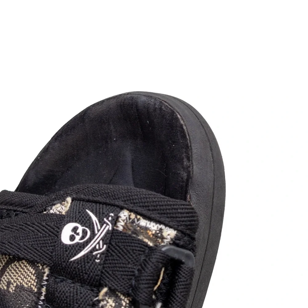 Visvim FREE INTERNATIONAL LABORATORY CUBISM Black Strap Slide Sandals Men US 8.5